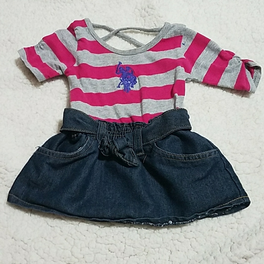 Polo baby jean dress $1 ea w bundle